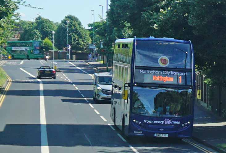 Nottingham Scania N230UD ADL Enviro400 642